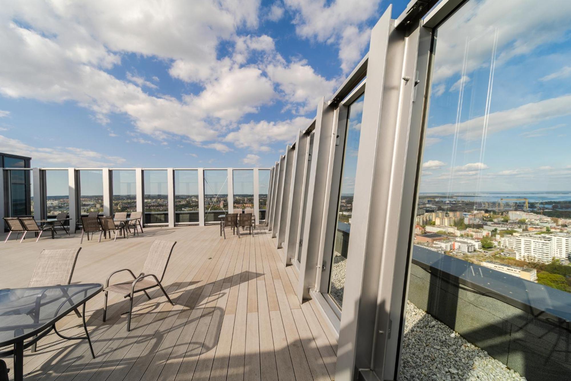 Hanza Tower Apartment No. 524 - Swimming Pool, Jacuzzi, Balcony Щецин Екстер'єр фото